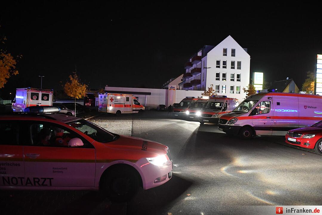 Brand in Tiefgarage in Bamberg - Hotel evakuiert