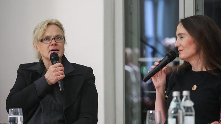 Karen Duve (links) und Tanja Kinkel Foto: Barbara Herbst