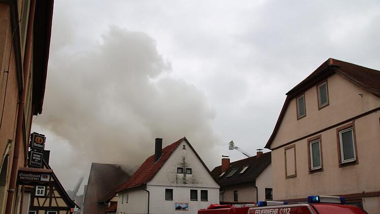 Weithin sichtbar waren die Rauchschaden. Thomas Malz