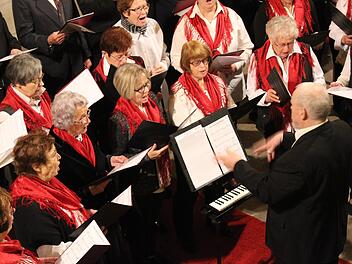 Der Gesangverein Lonnerstadt hatte ein Heimspiel.   Foto: Yannick Hupfer