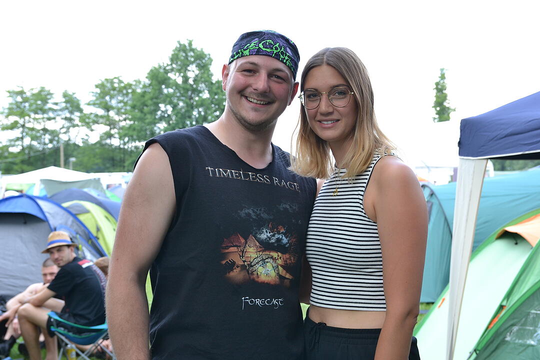 Die Besucher bei Rock im Park 2018 am Freitagnachmittag