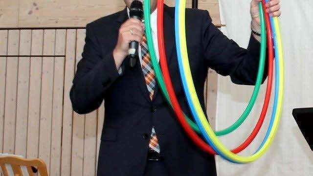 Bürgermeister Karsten Fischkal wird sportlich.