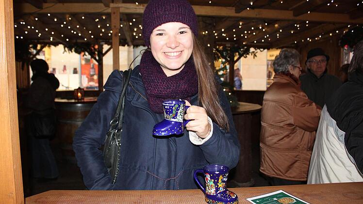 Anna-Sophia Metzel testete Glühwein.
