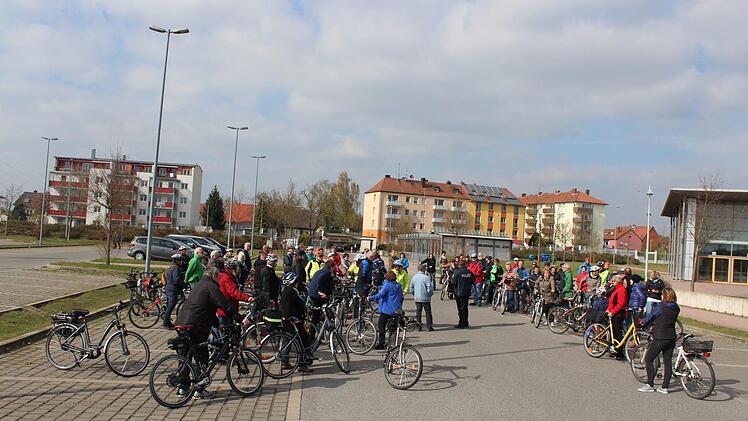 FT-Radtour über das Gelände der Bundespolizei. Foto: Michael Memmel