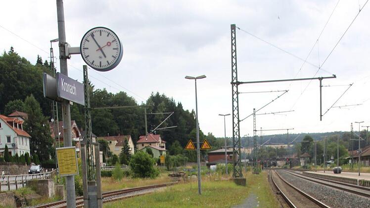 Impressionen vom Bahnhof Kronach - fotografiert im Sommer 2018. Foto: Andreas Schmitt