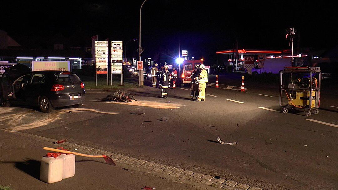 Haßfurt: 18-jähriger Biker lebensbedrohlich verletzt