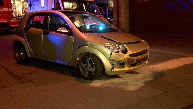 Der zerstörte Smart Foto: News5