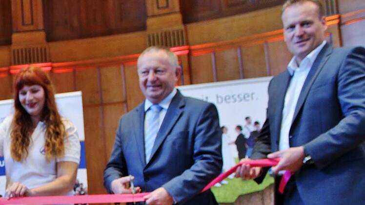 ...Bernadette Köth, Thomas Bold und Frank Bernhard.  Werner Vogel