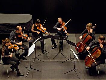 Ein Streichsextett aus Mitgliedern der Bamberger Symphoniker beeindruckte beim Gastspiel in Coburg. Foto: Jochen Berger