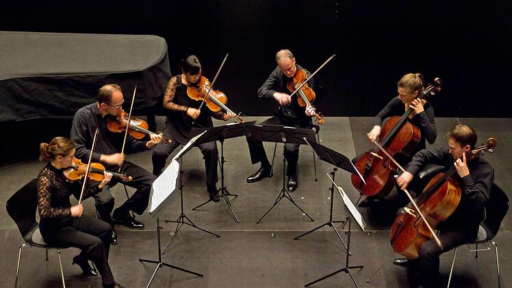 Ein Streichsextett aus Mitgliedern der Bamberger Symphoniker beeindruckte beim Gastspiel in Coburg. Foto: Jochen Berger