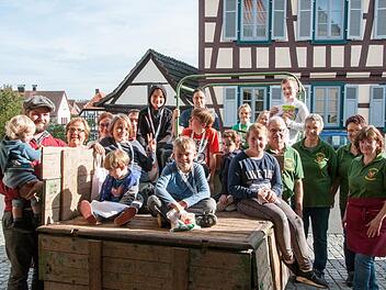 Einen spannenden und lehrreichen Nachmittag erlebten die Kinder beim Aktionstag zur Streuobstvielfalt des Vereins f&uuml;r Gartenbau und Landespflege Untermerzbach.Pia Bayer