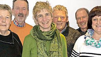 Ehrungen beim Liderkranz. unser Bild zeigt von links Irmgard Gündling, Friedrich Wagenknecht, Martina Faber, Werner Horn, Friedbald Back und Birgitt Kunzmann. Foto: Björn Hein
