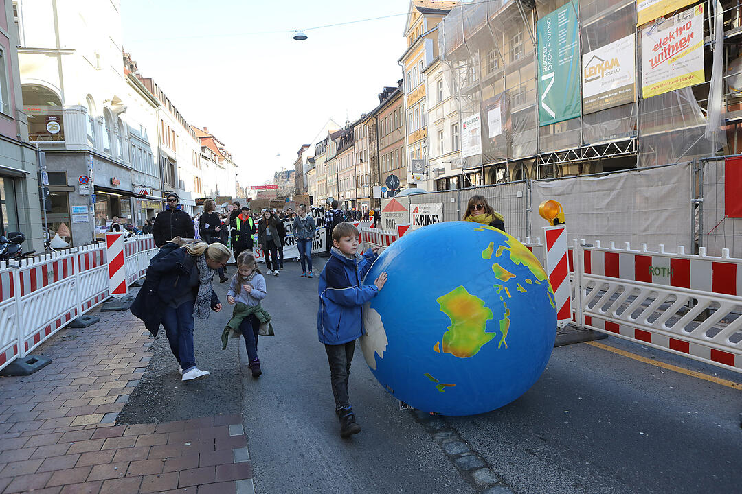 Bamberg; Demo Klima; Foto: Barbara Herbst