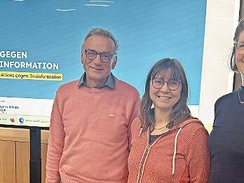 Reinhard Schaupp, Claudia Beyrle und Katharine Leyrer.