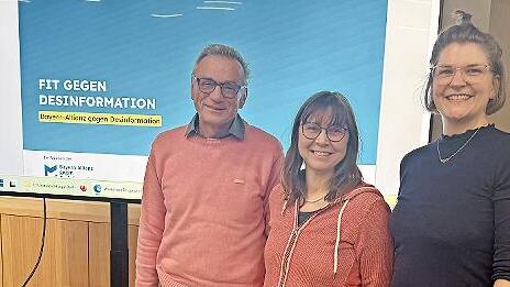 Reinhard Schaupp, Claudia Beyrle und Katharine Leyrer.