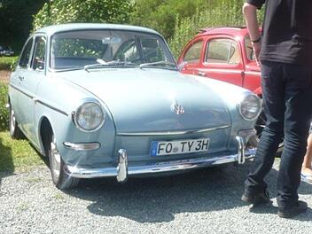 Auf dem Oldtimertreffen in Aufse&szlig; Foto: Horst Kr&auml;mer
