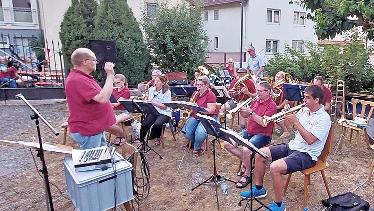 Als Gastgeber durfte dann die Musikvereinigung Machtilshausen nicht fehlen.