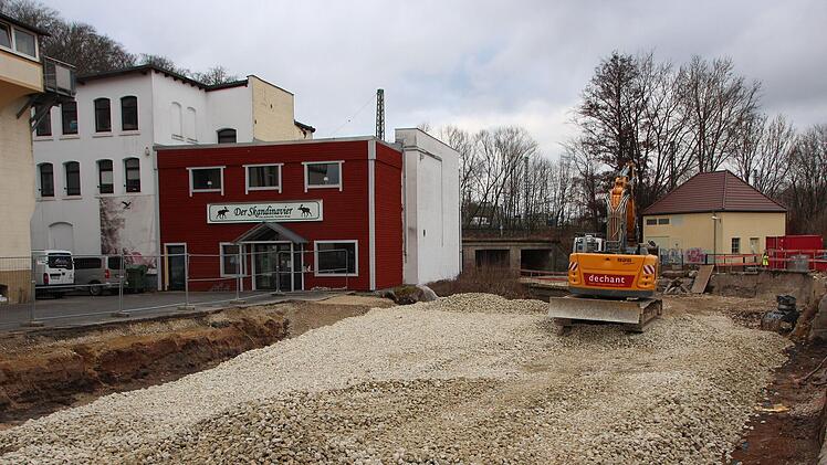 Das Outdoorgeschäft "Der Skandinavier" wird bald komplett von einer Baustelle umgeben sein.