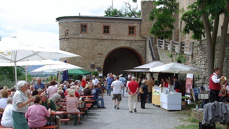 Die mit großem, bürgerschaftlichen Engagement bewirtschaftete Trimburg erhält die Förderung aus dem Regionalbudget für drei Pagodenzelte, die Ritterzelten ähnlich sind.  Foto: Archiv/Winfried Ehling