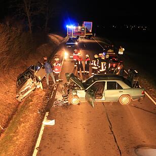Kollision bei Ebrach: Zwei Verletzte