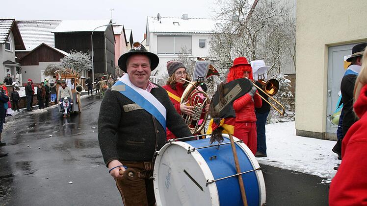 Eichhölzer Kleinspur-Faschingszug in Geroda 2018. Foto: Gabriele Sell