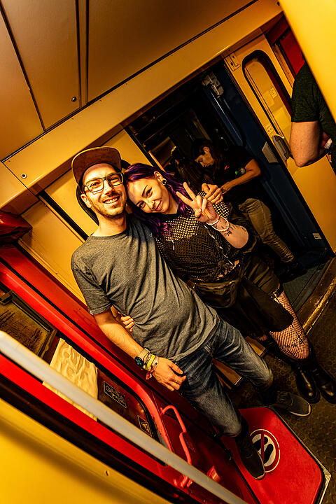 Die beste Party im Zug!