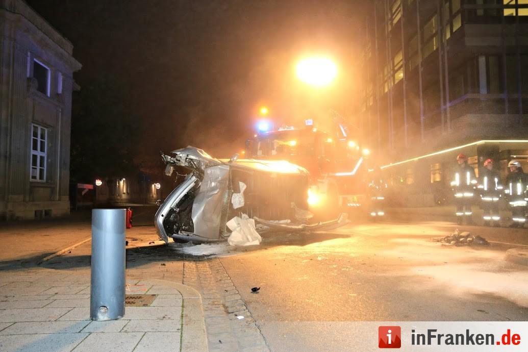 Verkehrsunfall an Coburger Bahnhof
