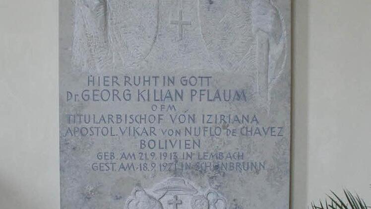 In St. Georg, wo er getauft wurde, ist Pflaum begraben. Nicht weit weg steht sein Elternhaus. Foto: sw