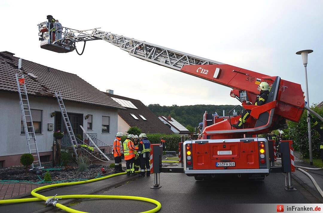 Aura an der Saale: Acht Verletzte bei Brand