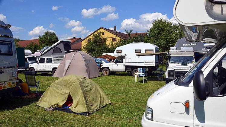 Zelte gehören zur Grundausstattung der Globetrotter.