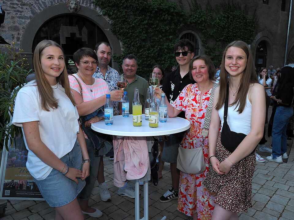 Das Fest fand im Schlosspark statt.