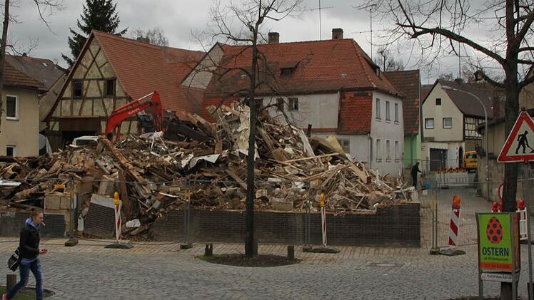 Die abgerissenen Pohl-Häuser in der Wiesentstraße. Foto: Ekkhart Roepert
