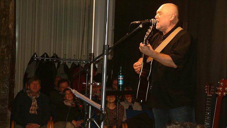 Wolfgang Buck bei seinem Auftritt in Kronach. Foto: Hans Franz