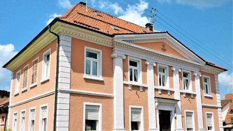 In diesem Flößerhaus wohnt Ehrenvorsitzender Dieter Murmann.