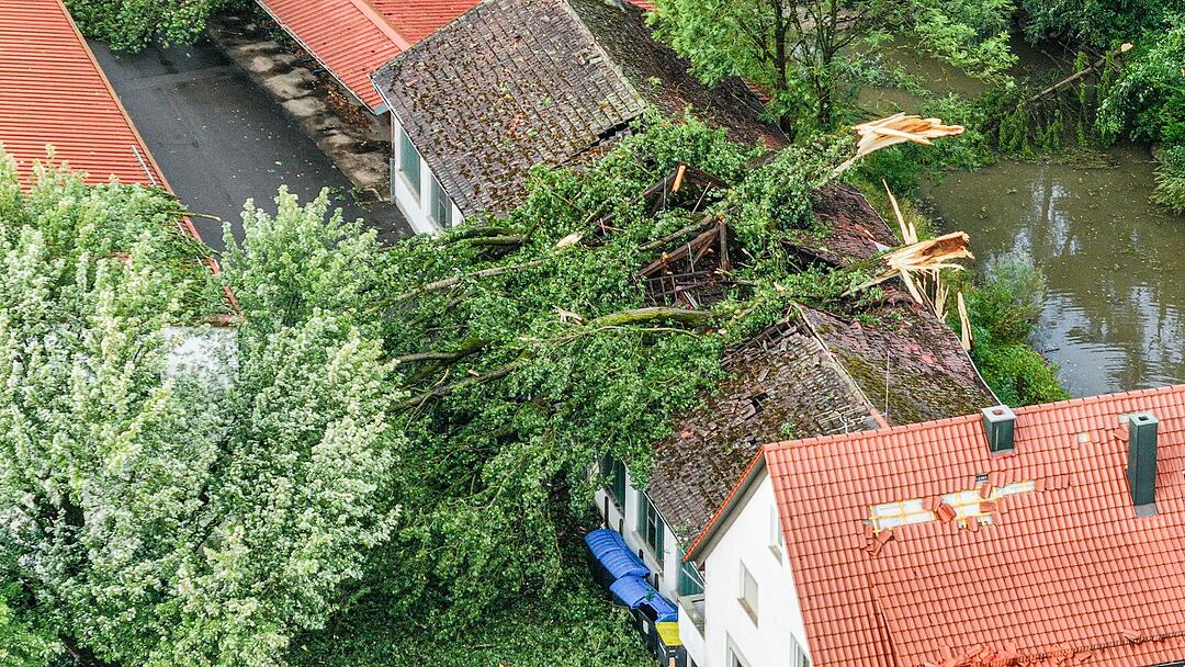 Unwetter in Baden-W&uuml;rttemberg