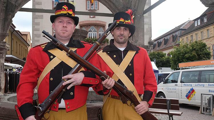 Die belgischen Patrioten kamen aus der Partnerstadt Turnhout. Foto: Gerd Schaar