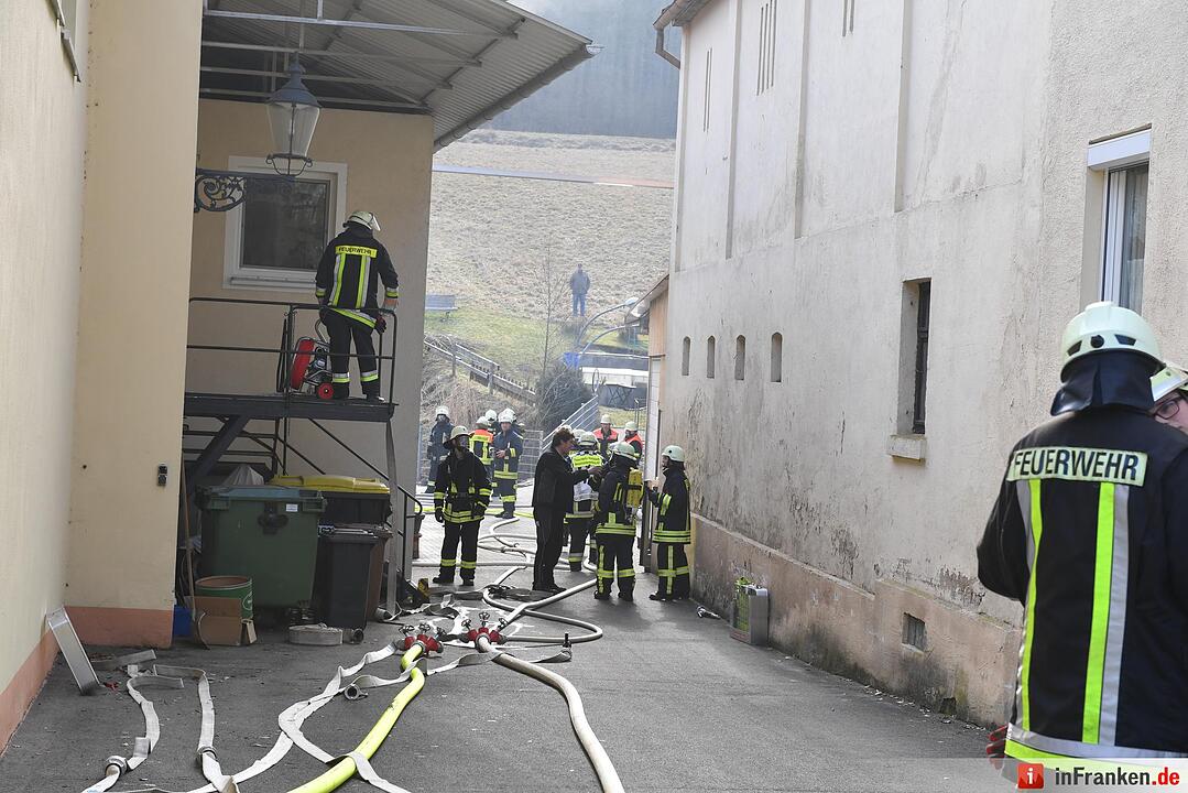Zimmerbrand in Bischberg