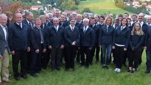 Die Geehrten und Aktiven des Posaunenchores Kirchleus-Gössersdorf