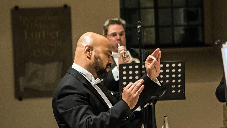 Das Ensemble Blech 10 beeindruckte eine große Zuhörerschar in der Coburger Morizkirche.Foto: Jochen Berger