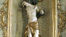 Diese Sebastiansfigur findet sich in St. Magdalena. Foto: Welker