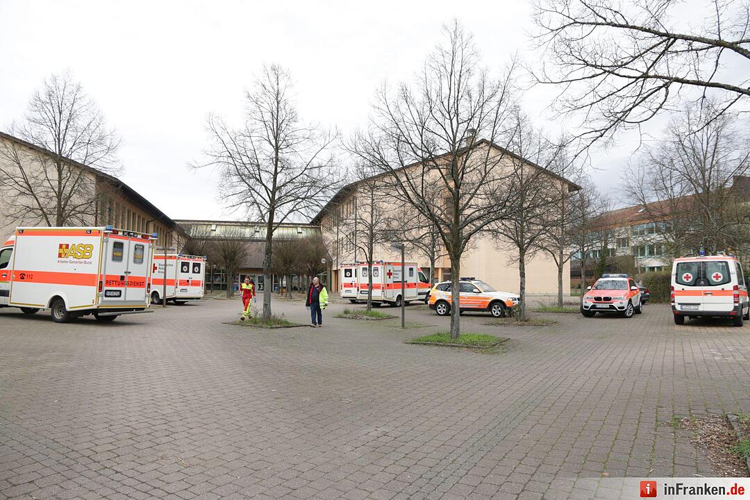 Großeinsatz an der Berufsschule Forchheim