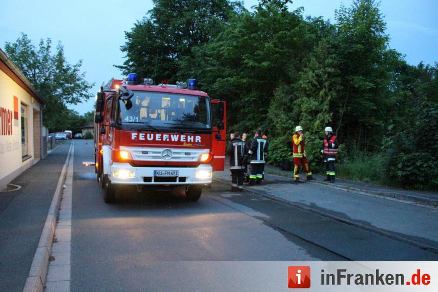 Brand in Wohhausruine in Mainleus