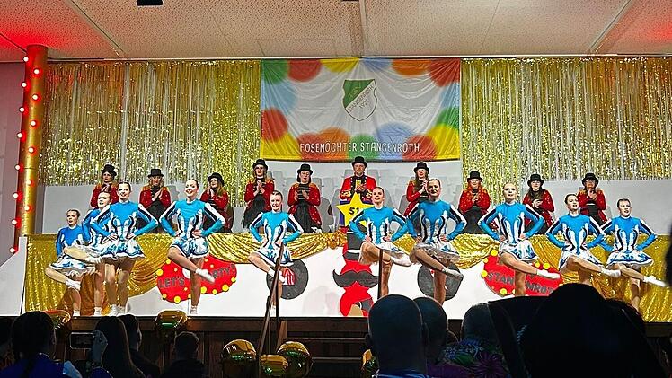 Die Prinzengarde in Aktion.