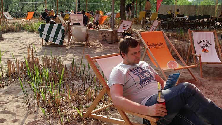 Verganganheit: Der "City-Beach" als Freizeitoase  Archivfoto: Barbara Herbst