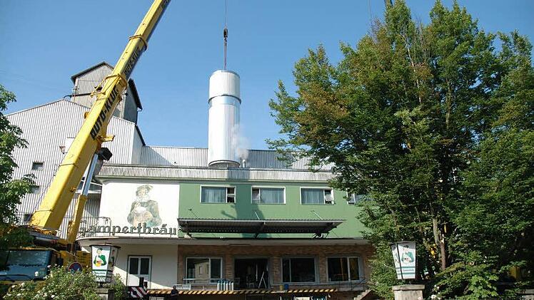 Beim Bau kam großes Gerät zum Einsatz.