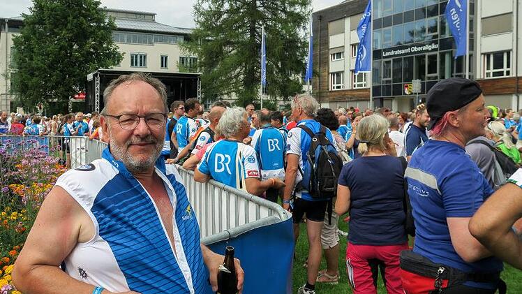 Impressionen von der BR-Radltour 2017    Foto: privat