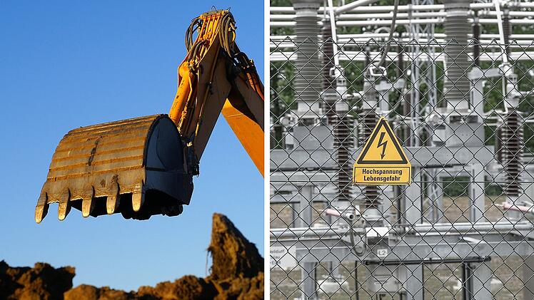 A3 bei Höchstadt: Bagger verursacht Stromausfall für 1200 Haushalte - "Waren zwei Fehler"