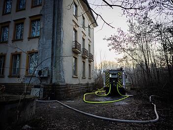 Brand auf Bogensee-Areal in Wandlitz
