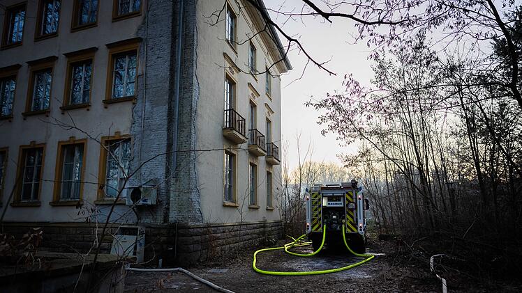 Brand auf Bogensee-Areal in Wandlitz