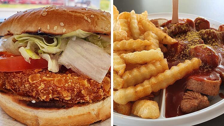 Steffis Brutzelbude bietet Imbiss-Klassiker wie Currywurst, Bratwurst, Steaks oder Burger an.